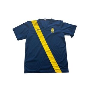 Men's large navy soccer shirt
‎ PFC CACHA 3